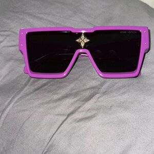 Louis Vuitton Violet Sunglasses with Black Lenses